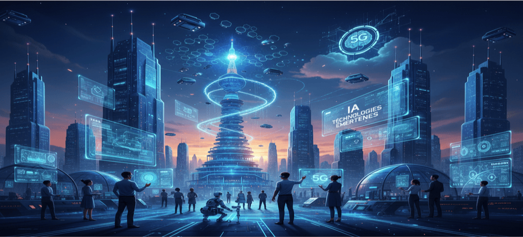 Illustration du domaine IA et 5G