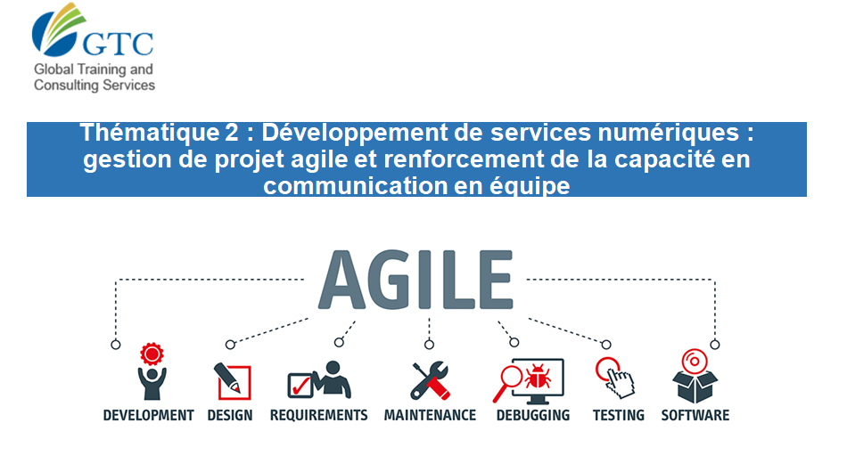 Thématique 2 : Développement de services numériques : gestion de projet agile et renforcement de la capacité en communication en équipe