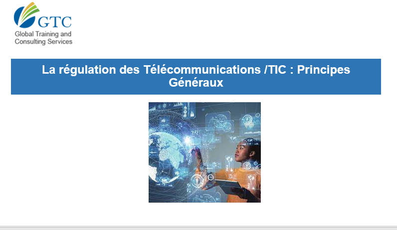 La régulation des Télécommunications /TIC : Principes Géneraux